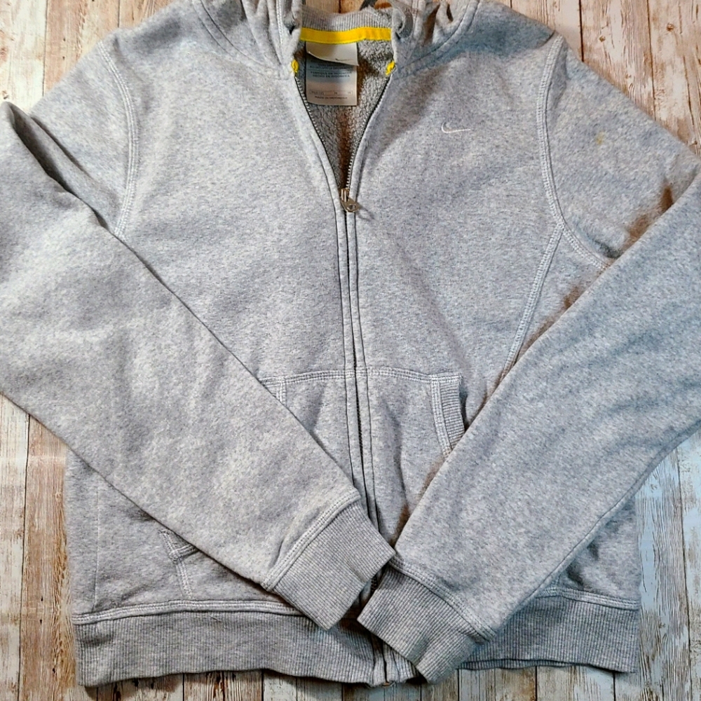 Nike Full Zip Jacket Women's Medium 8/10 Gray